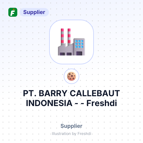 PT. BARRY CALLEBAUT INDONESIA - – summary card, no photo uploaded yet