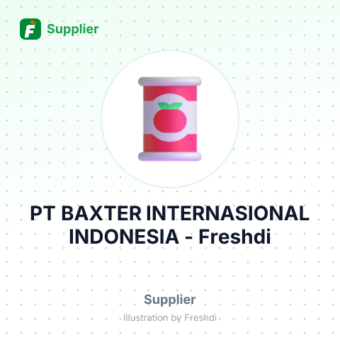 PT BAXTER INTERNASIONAL INDONESIA – summary card, no photo uploaded yet