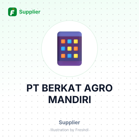 PT BERKAT AGRO MANDIRI – summary card, no photo uploaded yet
