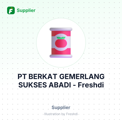 PT BERKAT GEMERLANG SUKSES ABADI – summary card, no photo uploaded yet