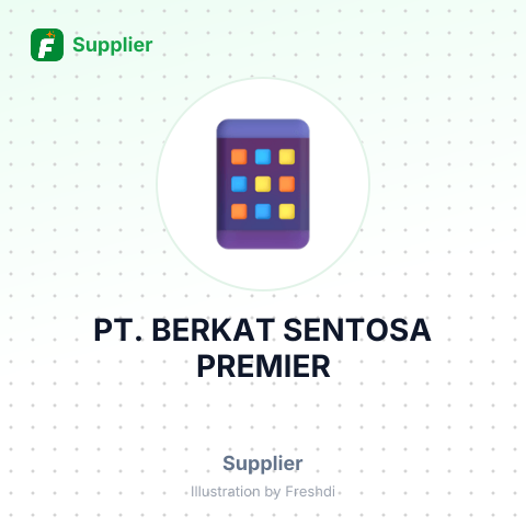 PT. BERKAT SENTOSA PREMIER – summary card, no photo uploaded yet