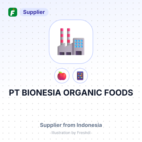 PT BIONESIA ORGANIC FOODS – summary card, no photo uploaded yet