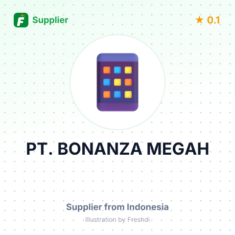PT. BONANZA MEGAH – summary card, no photo uploaded yet
