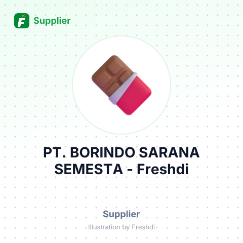PT. BORINDO SARANA SEMESTA – summary card, no photo uploaded yet