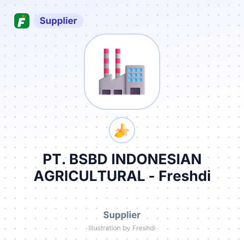 PT. BSBD INDONESIAN AGRICULTURAL – summary card, no photo uploaded yet