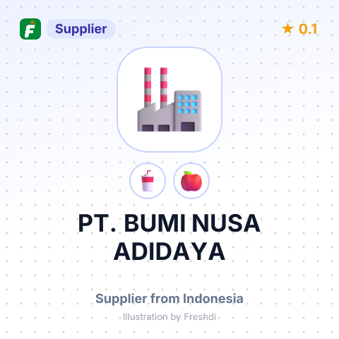 PT. BUMI NUSA ADIDAYA – summary card, no photo uploaded yet