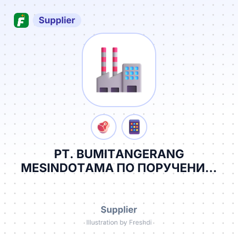 PT. BUMITANGERANG MESINDOTAMA ПО ПОРУЧЕНИЮ EMPIRE INTERNATIONAL SDN BHD – summary card, no photo uploaded yet