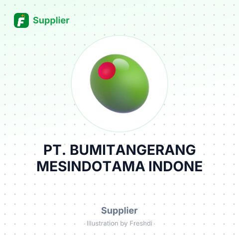 PT. BUMITANGERANG MESINDOTAMA INDONE – summary card, no photo uploaded yet