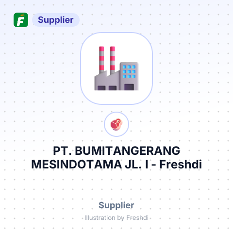PT. BUMITANGERANG MESINDOTAMA JL. I – summary card, no photo uploaded yet