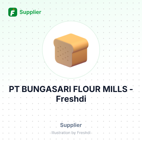 PT BUNGASARI FLOUR MILLS – summary card, no photo uploaded yet
