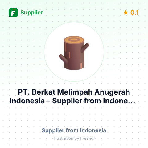 PT. Berkat Melimpah Anugerah Indonesia  – summary card, no photo uploaded yet