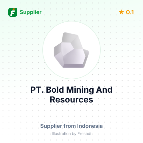 PT. Bold Mining And Resources  – summary card, no photo uploaded yet