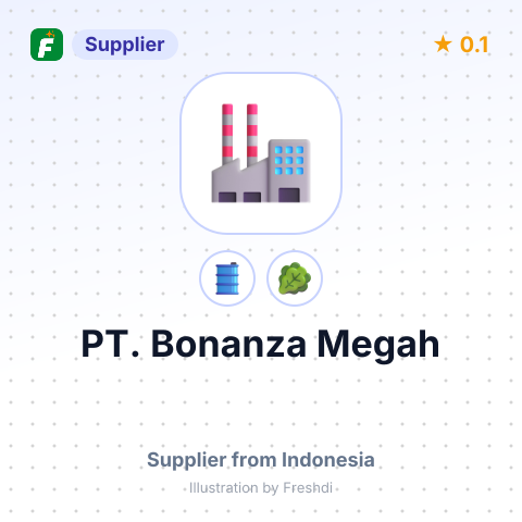 PT. Bonanza Megah – summary card, no photo uploaded yet