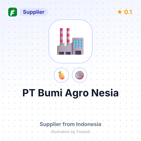 PT Bumi Agro Nesia  – summary card, no photo uploaded yet