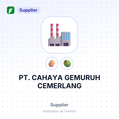 PT. CAHAYA GEMURUH CEMERLANG – summary card, no photo uploaded yet