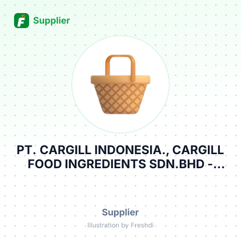 PT. CARGILL INDONESIA., CARGILL FOOD INGREDIENTS SDN.BHD – summary card, no photo uploaded yet