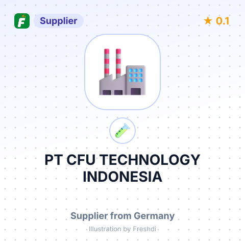 PT CFU TECHNOLOGY INDONESIA – summary card, no photo uploaded yet