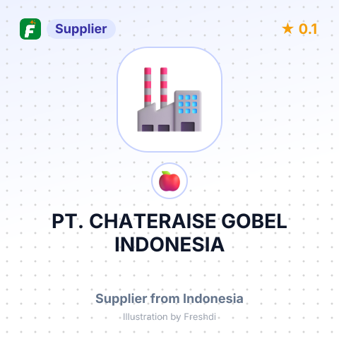 PT. CHATERAISE GOBEL INDONESIA – summary card, no photo uploaded yet