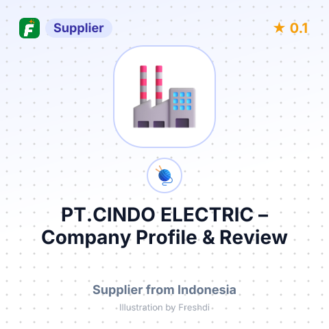 PT.CINDO ELECTRIC – summary card, no photo uploaded yet
