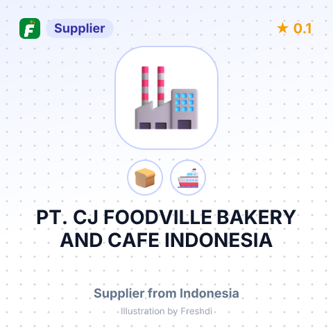 PT. CJ FOODVILLE BAKERY AND CAFE INDONESIA – summary card, no photo uploaded yet