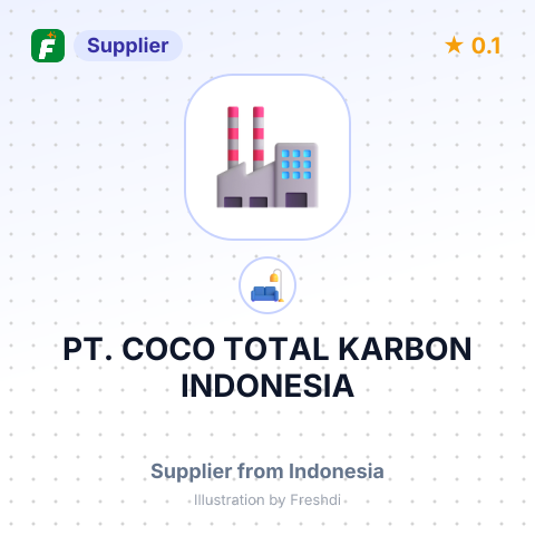 PT. COCO TOTAL KARBON INDONESIA – summary card, no photo uploaded yet