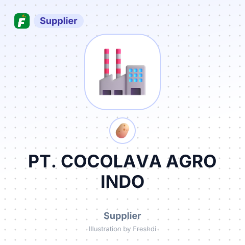 PT. COCOLAVA AGRO INDO – summary card, no photo uploaded yet