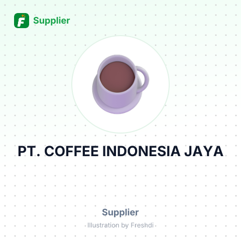 PT. COFFEE INDONESIA JAYA – summary card, no photo uploaded yet