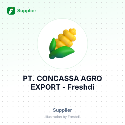 PT. CONCASSA AGRO EXPORT – summary card, no photo uploaded yet