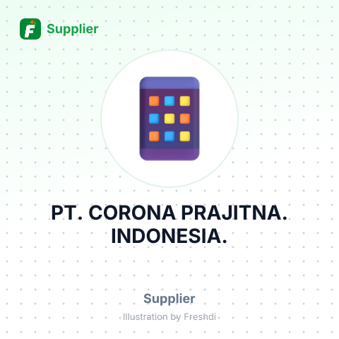 PT. CORONA PRAJITNA. INDONESIA. – summary card, no photo uploaded yet