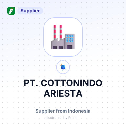 PT. COTTONINDO ARIESTA – summary card, no photo uploaded yet