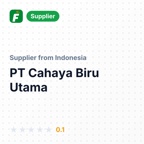 PT Cahaya Biru Utama – summary card, no photo uploaded yet
