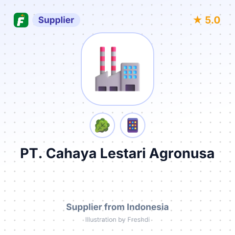 PT. Cahaya Lestari Agronusa – summary card, no photo uploaded yet