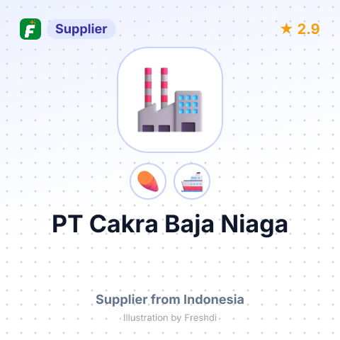 PT Cakra Baja Niaga – summary card, no photo uploaded yet