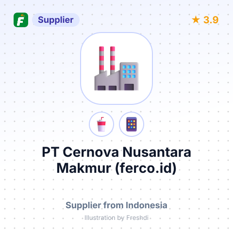 PT Cernova Nusantara Makmur (ferco.id) – summary card, no photo uploaded yet