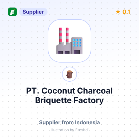 PT. Coconut Charcoal Briquette Factory – summary card, no photo uploaded yet