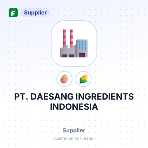 PT. DAESANG INGREDIENTS INDONESIA – summary card, no photo uploaded yet