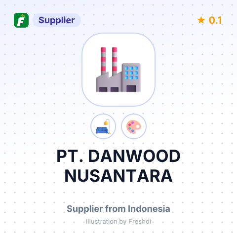 PT. DANWOOD NUSANTARA – summary card, no photo uploaded yet