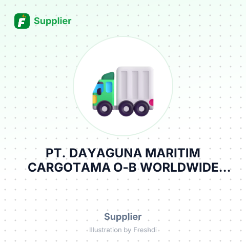 PT. DAYAGUNA MARITIM CARGOTAMA O-B WORLDWIDE LOGISTICS CO LTD – summary card, no photo uploaded yet