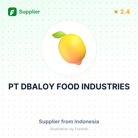 PT DBALOY FOOD INDUSTRIES – summary card, no photo uploaded yet
