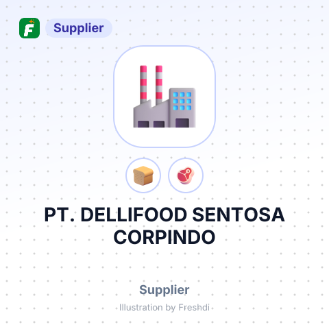 PT. DELLIFOOD SENTOSA CORPINDO – summary card, no photo uploaded yet