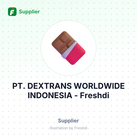 PT. DEXTRANS WORLDWIDE INDONESIA – summary card, no photo uploaded yet