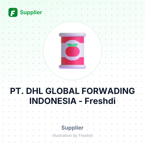 PT. DHL GLOBAL FORWADING INDONESIA – summary card, no photo uploaded yet