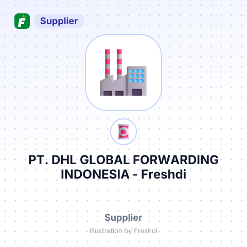 PT. DHL GLOBAL FORWARDING INDONESIA – summary card, no photo uploaded yet