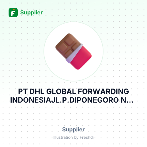 PT DHL GLOBAL FORWARDING INDONESIAJL.P.DIPONEGORO NO – summary card, no photo uploaded yet