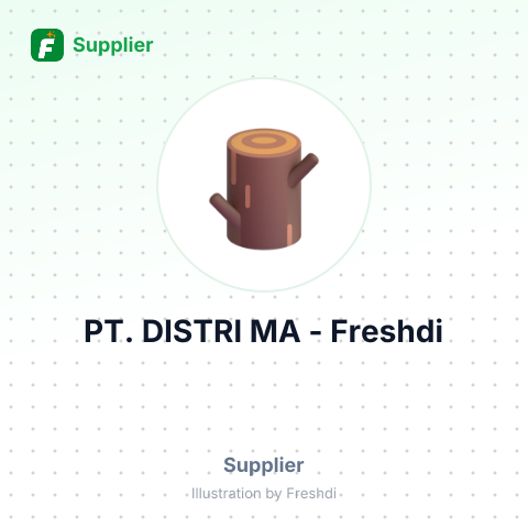 PT. DISTRI MA – summary card, no photo uploaded yet