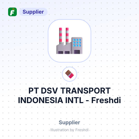 PT DSV TRANSPORT INDONESIA INTL – summary card, no photo uploaded yet