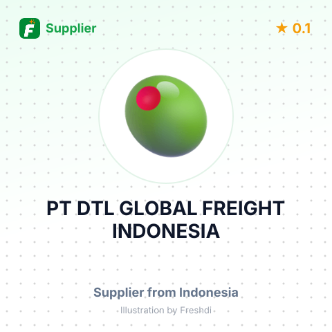 PT DTL GLOBAL FREIGHT INDONESIA – summary card, no photo uploaded yet