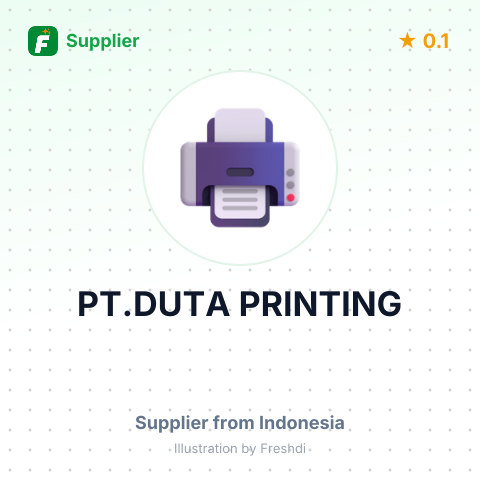 PT.DUTA PRINTING – summary card, no photo uploaded yet