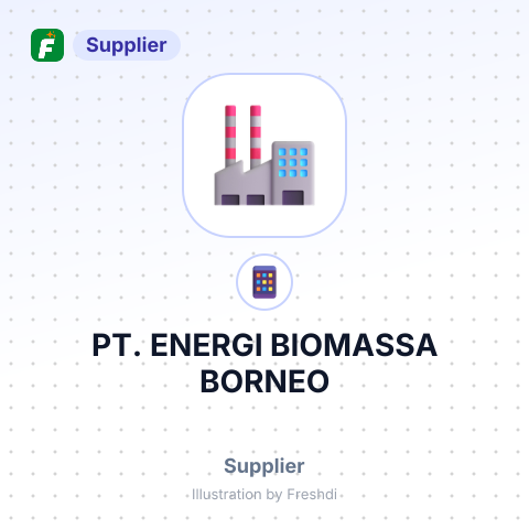 PT. ENERGI BIOMASSA BORNEO – summary card, no photo uploaded yet