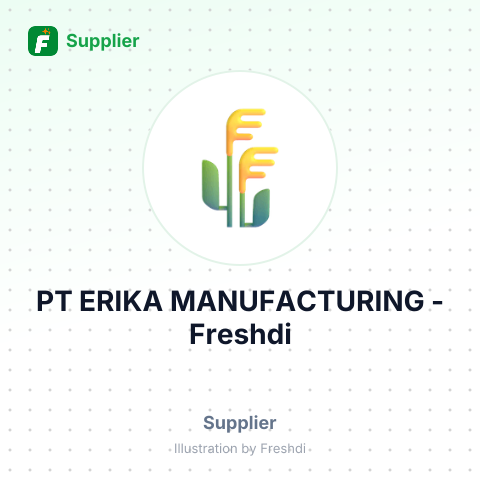 PT ERIKA MANUFACTURING – summary card, no photo uploaded yet